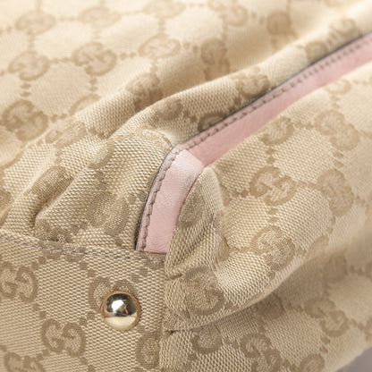 Gucci Monogram D Gold Ring Tote Pink 11 of 17