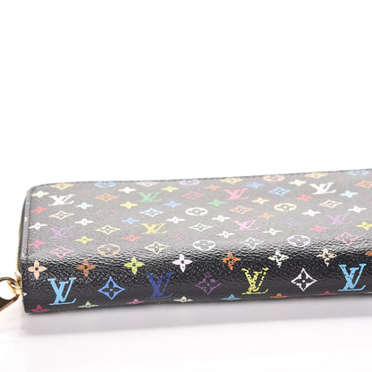 Louis Vuitton Monogram Multicolor Zippy Wallet Black Grenade 8 of 10