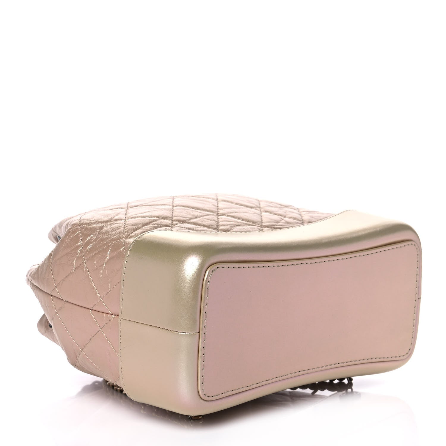 Chanel Iridescent Lambskin Calfskin Small Quilted Gabrielle Backpack Light Pink 4 of 11