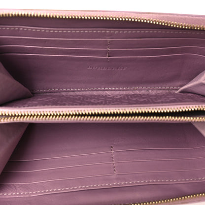 Burberry London Calfskin Zip Around Wallet Pink 5 of 9