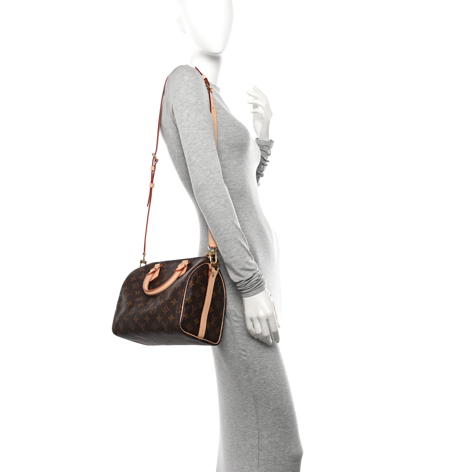 Louis Vuitton Monogram Speedy Bandouliere 25 2 of 9