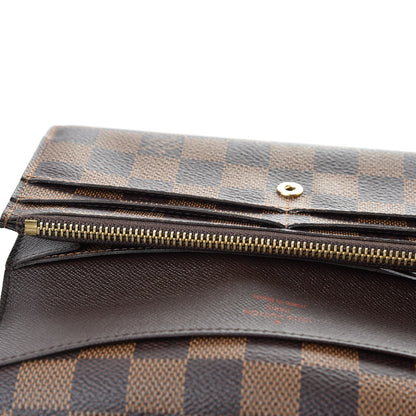 Louis Vuitton Damier Ebene Emilie Wallet 7 of 9
