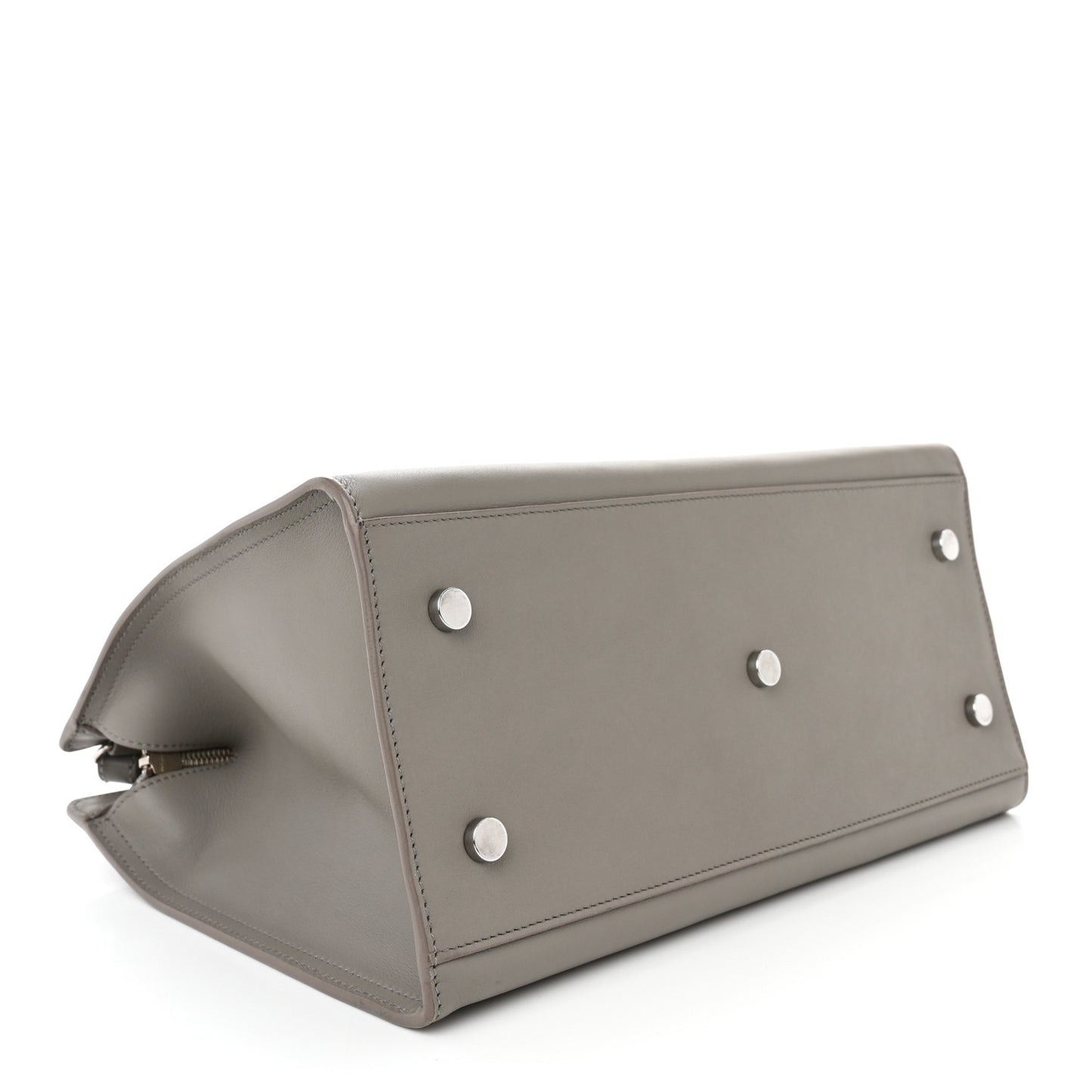 Calfskin Small Monogram Cabas Grey