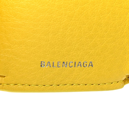 Balenciaga Smooth Calfskin Mini Papier Wallet Jaune Soleil 6 of 8
