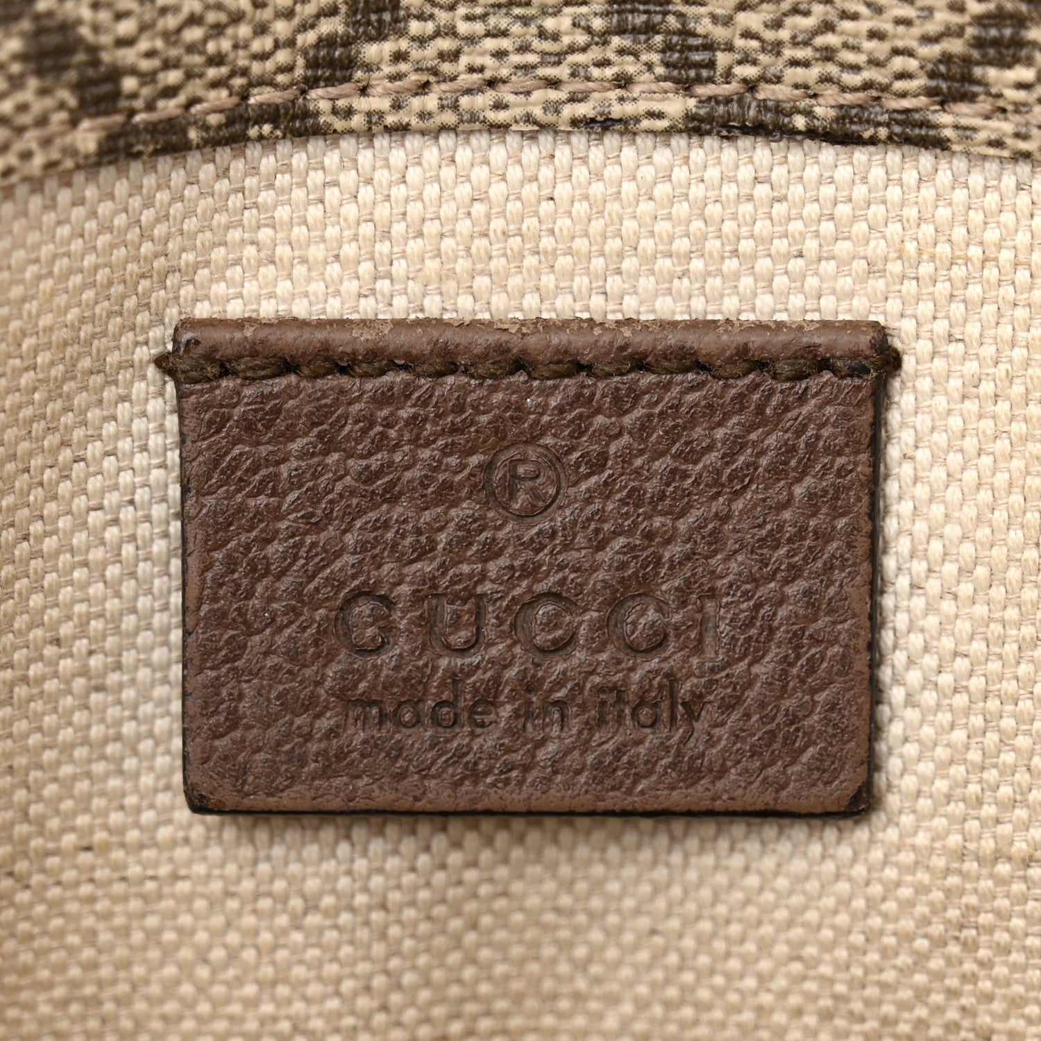 Gucci GG Supreme Monogram Neo Vintage Web Belt Bag Brown 6 of 11
