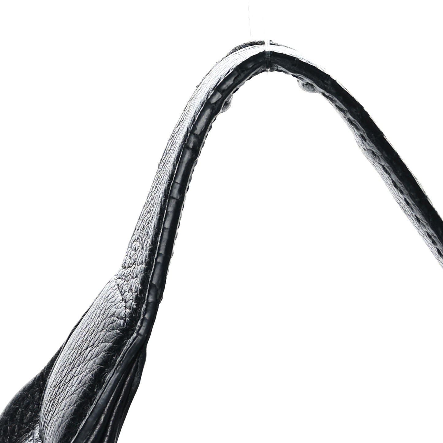 Pebbled Calfskin Soho Hobo Black