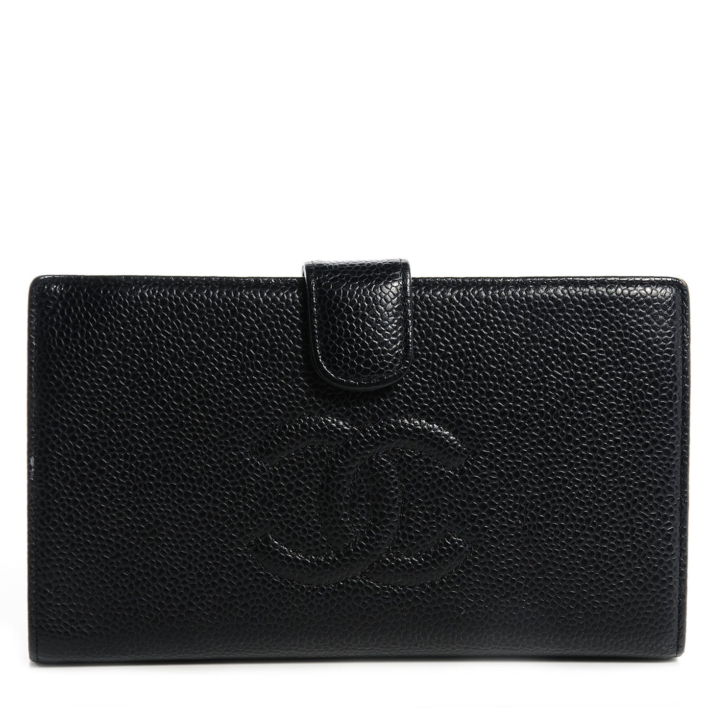Caviar CC French Wallet Black