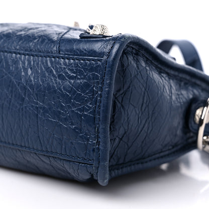 Balenciaga Agneau Giant 12 Silver Hardware Mini City Bleu Roi 8 of 11