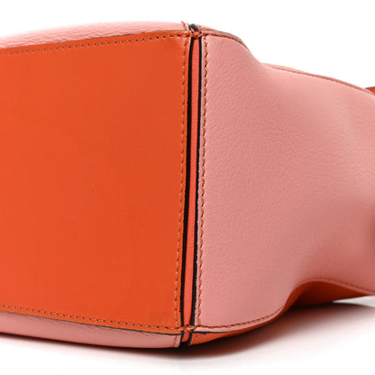 Loewe Calfskin Small Puzzle Bag Orange Tan Pink 8 of 8