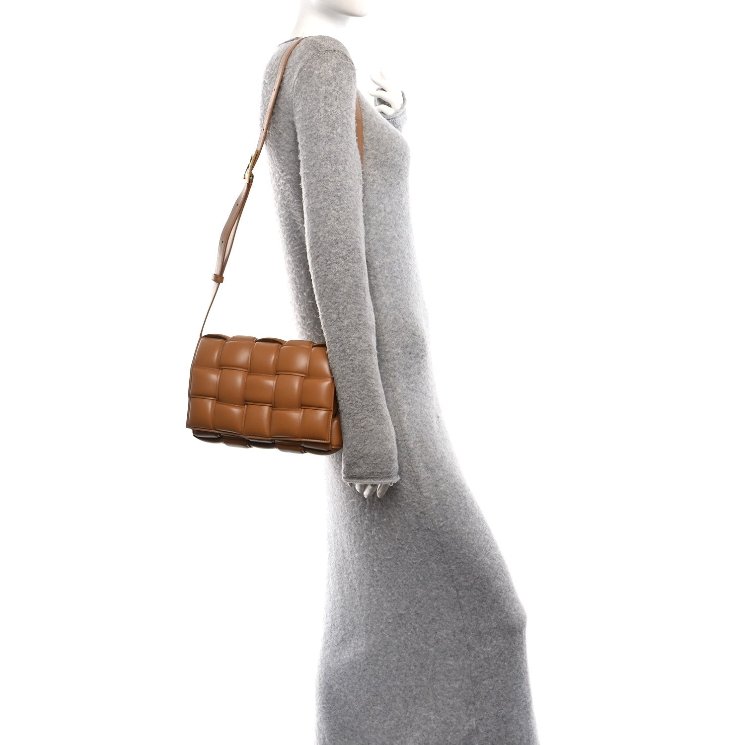 Bottega Veneta Nappa Maxi Intreccio Padded Cassette Crossbody Bag Caramel 2 of 12