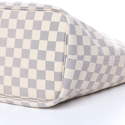 Louis Vuitton Damier Azur Neo Neverfull MM Rose Ballerine 9 of 13