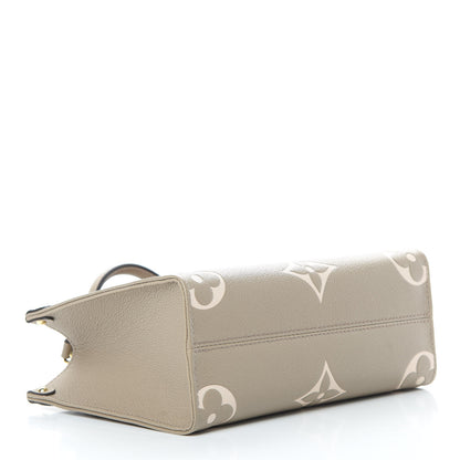 Louis Vuitton Empreinte Monogram Giant Onthego PM Tourterelle Creme 4 of 11