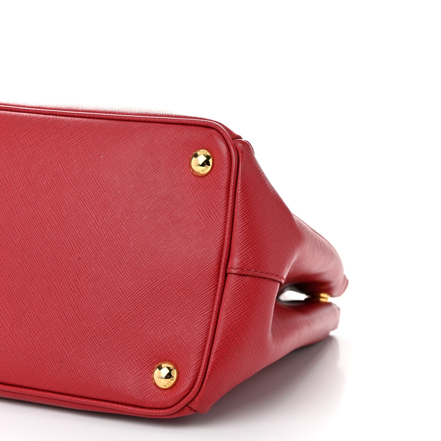 Saffiano Medium Galleria Double Zip Tote Fuoco