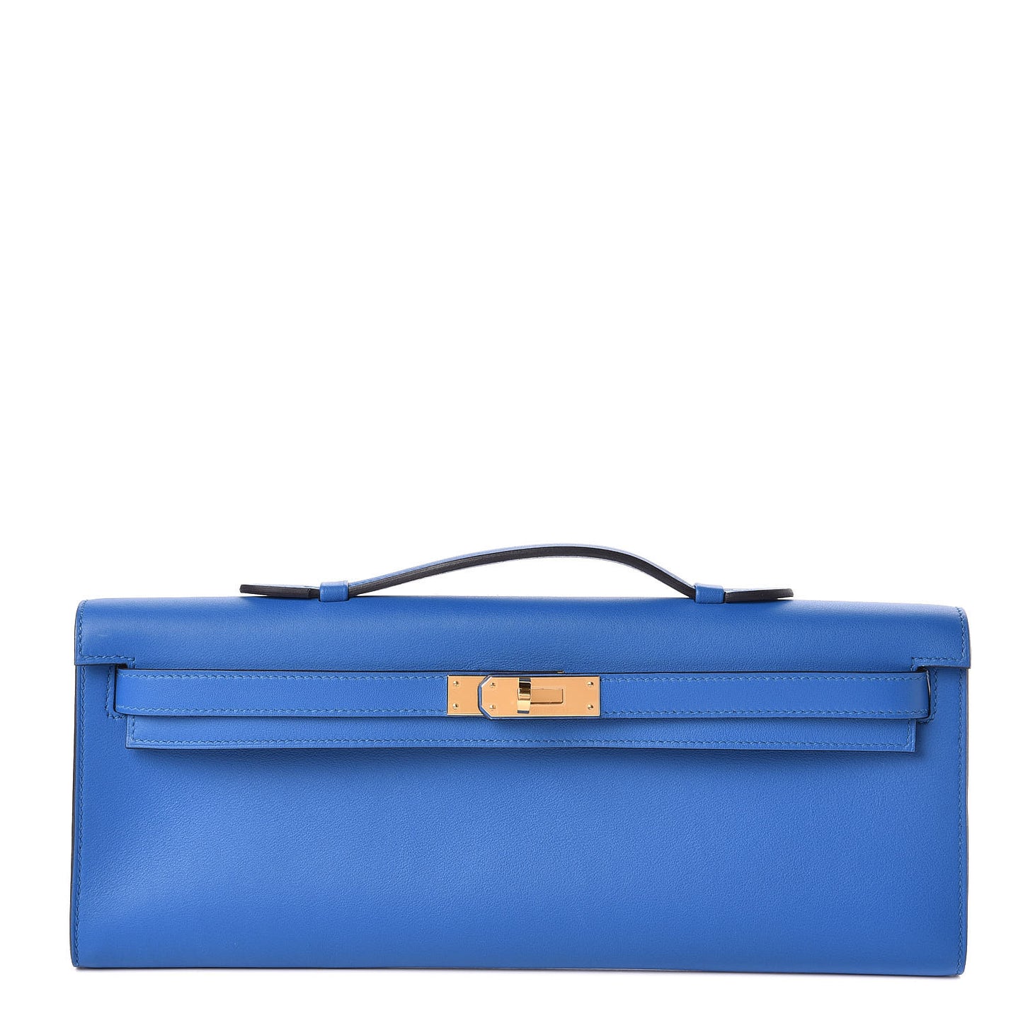 Swift Kelly Cut Clutch Pochette Bleu Zanzibar