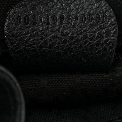 Gucci Calfskin Suede Bamboo Mini Backpack Black 7 of 11
