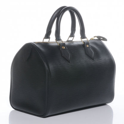 Louis Vuitton Epi Speedy 25 Black 3 of 7