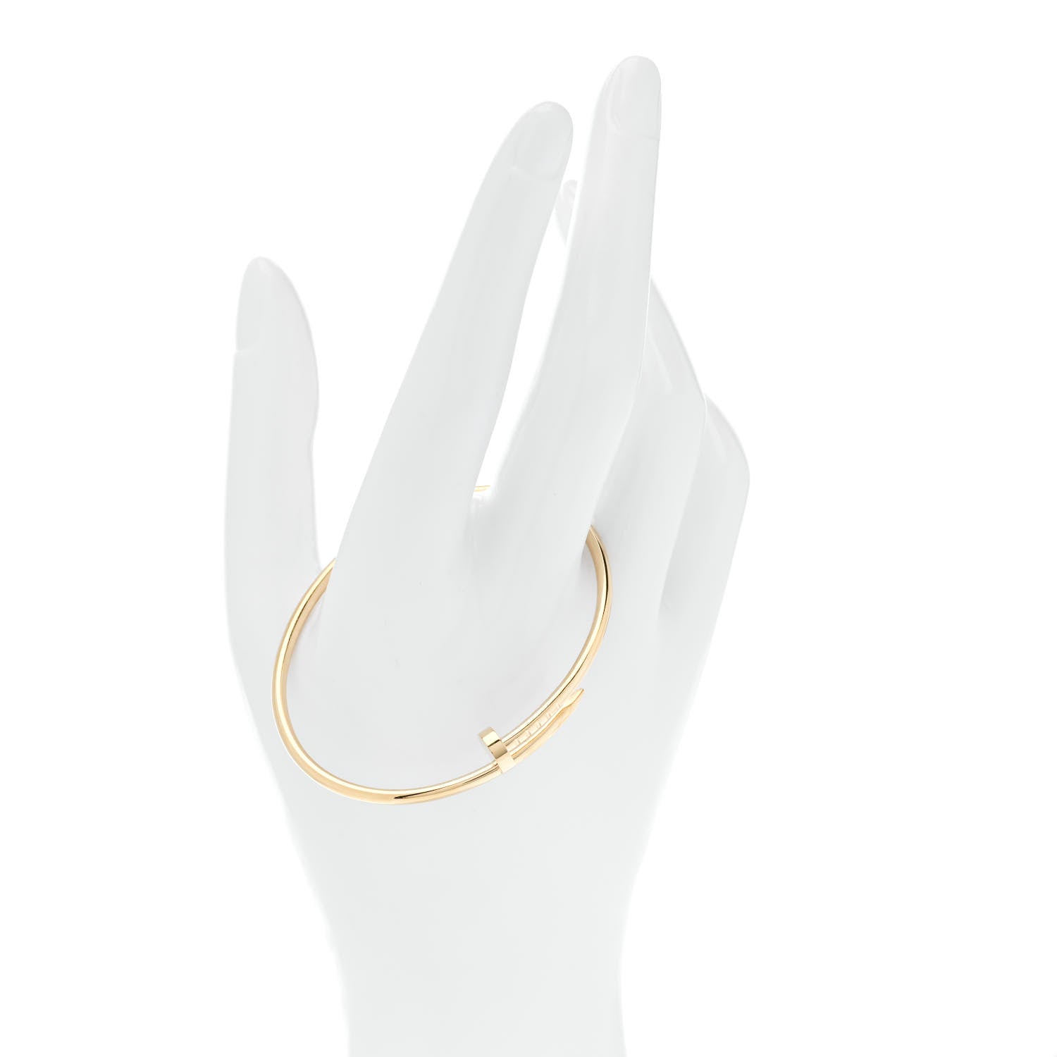 Cartier 18K Yellow Gold Small Juste Un Clou Bracelet 16 2 of 6