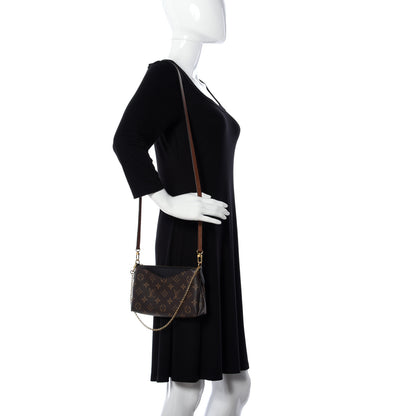 Louis Vuitton Monogram Pallas Clutch Black 2 of 10