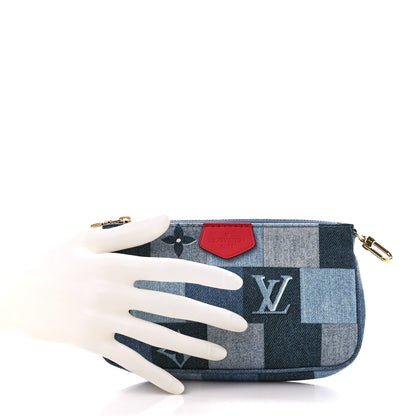 Louis Vuitton Denim Multi Pochette Accessories Mini Pochette 2 of 10