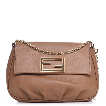 Fendi Vitello Flamingo Enamel Fendista Pouchette Crossbody Orzo 1 of 8