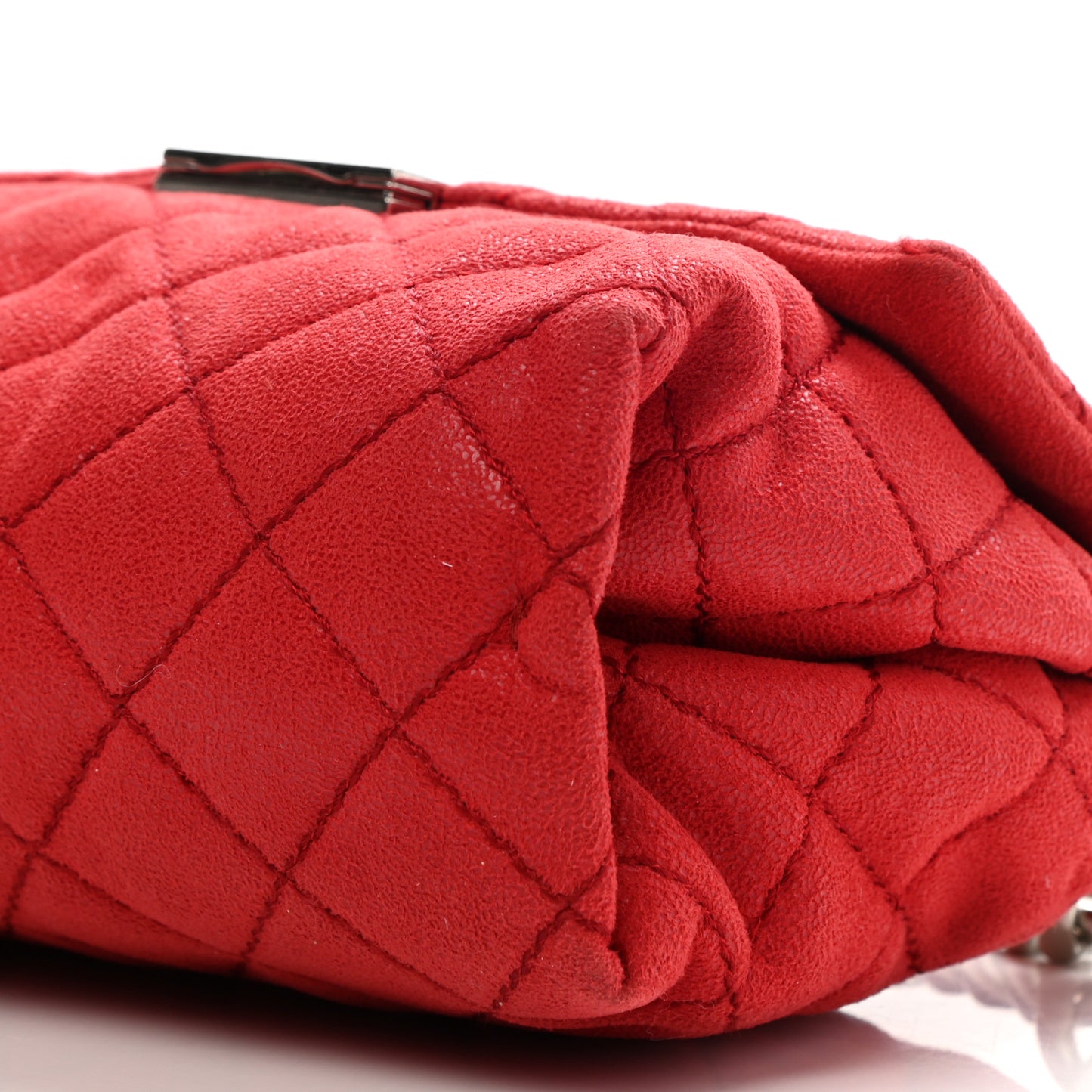Shaggy Deer Quilted Small Beckett Chain Shoulder Bag Red
