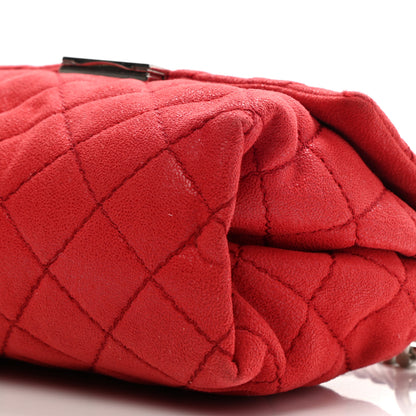 Stella McCartney Shaggy Deer Quilted Small Beckett Chain Shoulder Bag Red 8 of 9