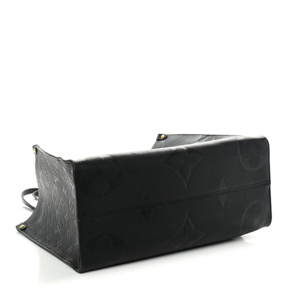 Louis Vuitton Empreinte Monogram Giant Onthego MM Black 4 of 15
