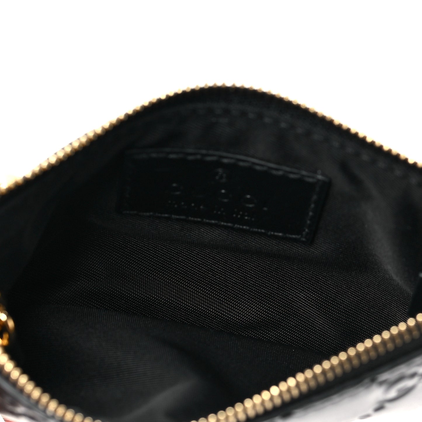 Guccissima Key Case Black