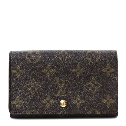 Louis Vuitton Monogram Porte-Monnaie Tresor Wallet 1 of 9