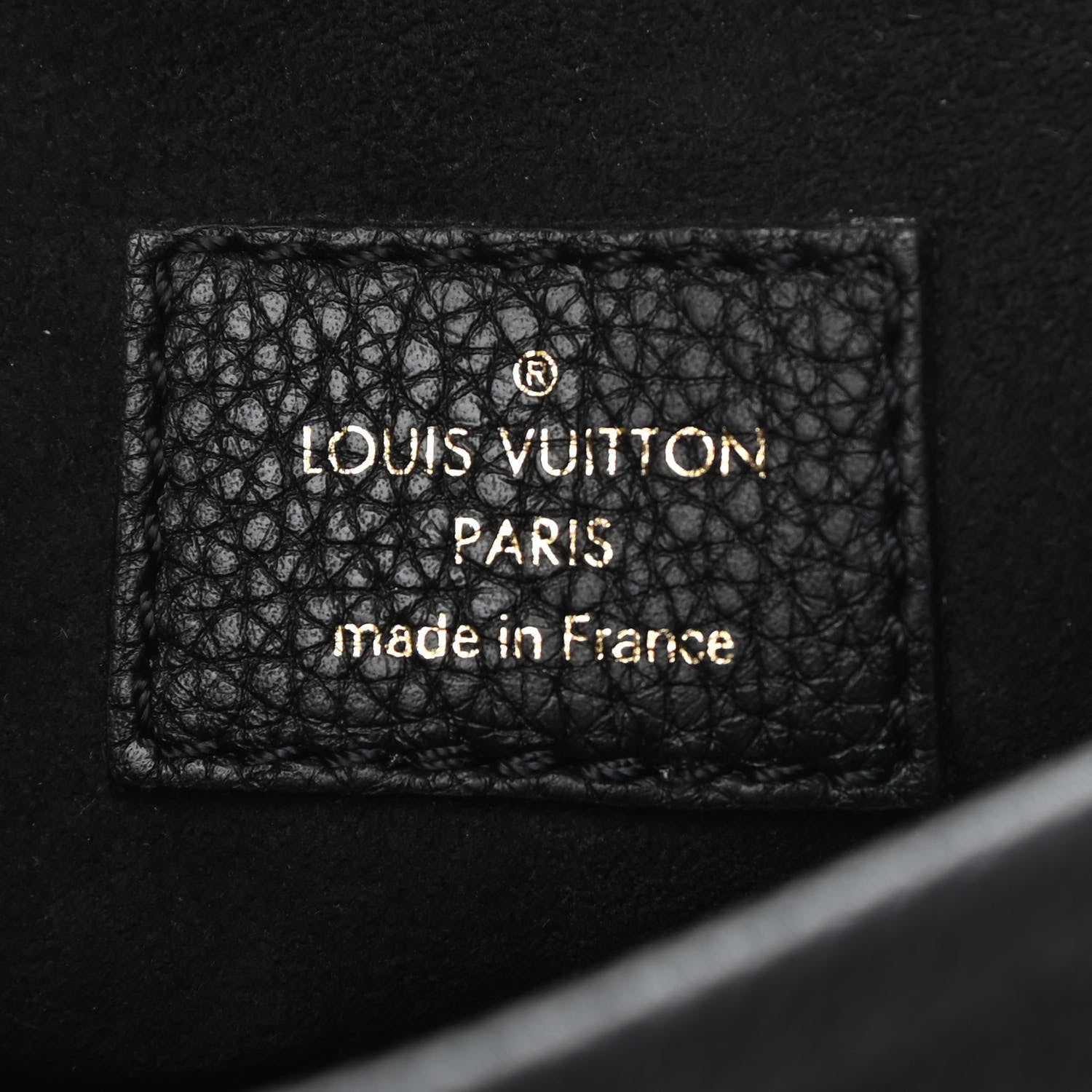 Louis Vuitton Grained Calfskin Lockme Chain Bag Black 6 of 11