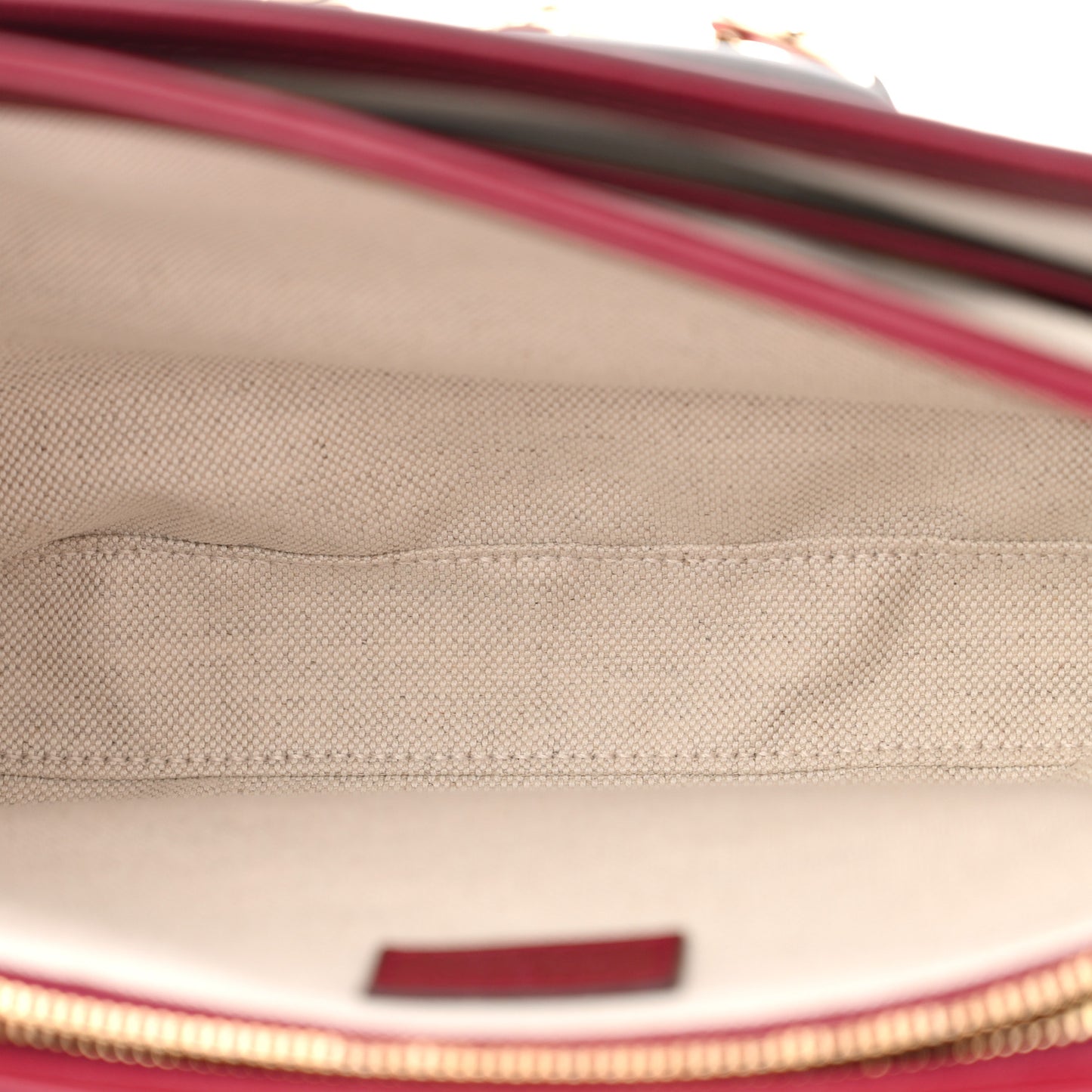 GG Supreme Monogram Horsebit 1955 Soft Small Shoulder Bag Beige Ebony Rosso Ancora