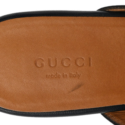 Gucci Malaga Kid Womens Princetown Slippers 38 Blue 7 of 11