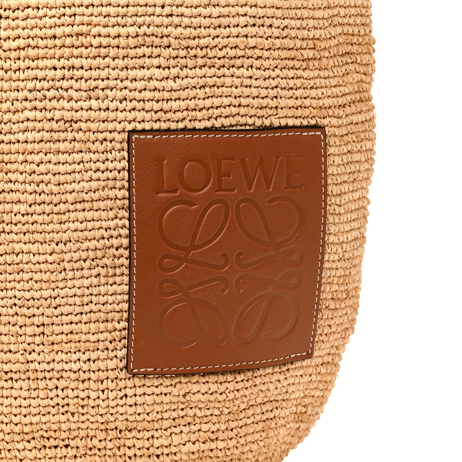 Loewe Raffia Paula's Ibiza Slit Tote Bag Natural Tan 6 of 10