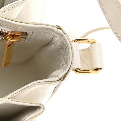 Celine Shiny Calfskin Medium Triomphe White 13 of 16