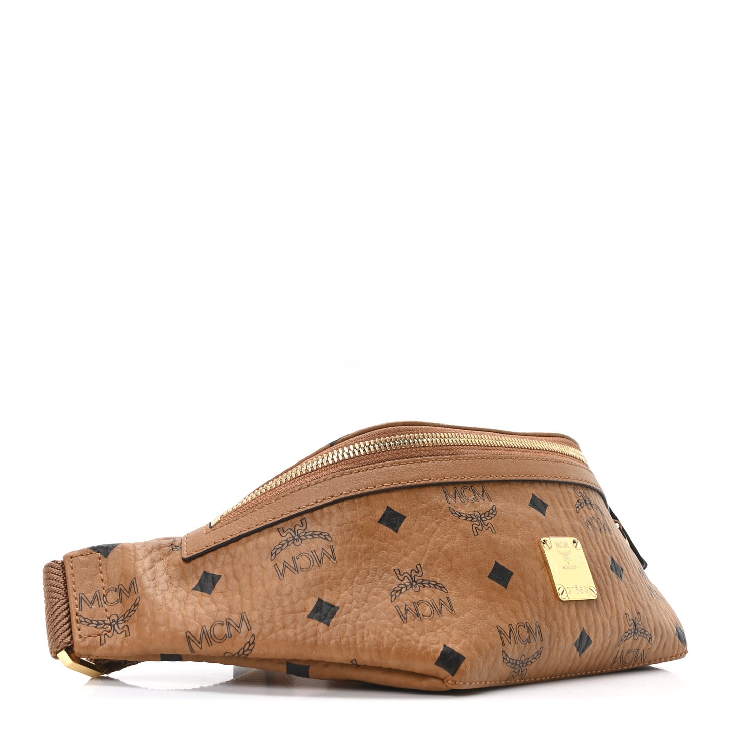 Visetos Small Fusten Belt Bag Cognac