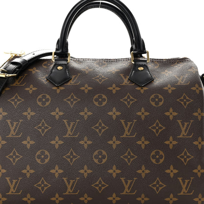 Louis Vuitton Monogram My World Tour Speedy Bandouliere 30 Black 8 of 13