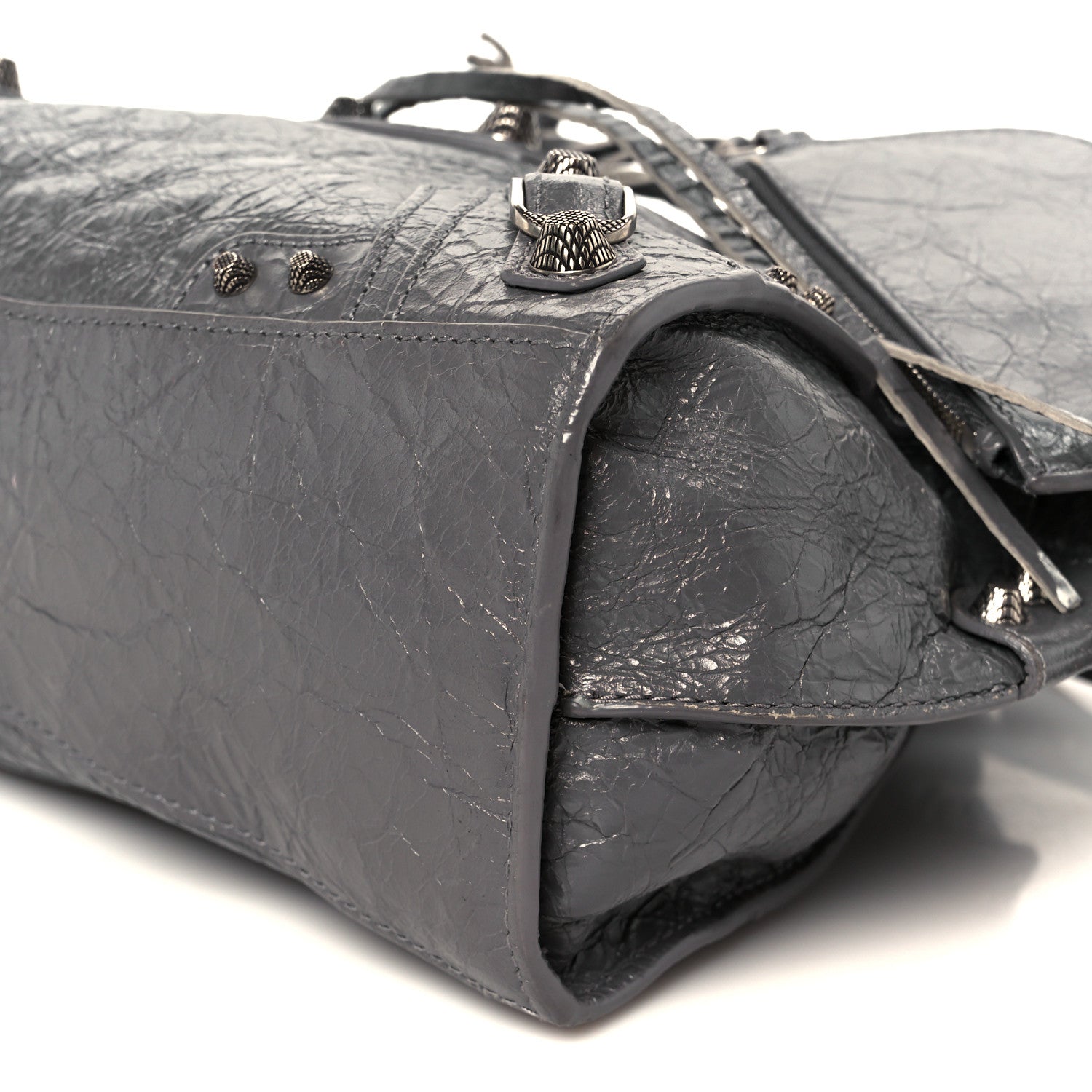 Balenciaga Agneau Arena Neo Cagole Handbag XS Dark Grey 11 of 11