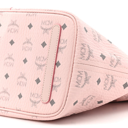 MCM Visetos Medium Liz Reversible Shopper Tote Powder Pink 11 of 16