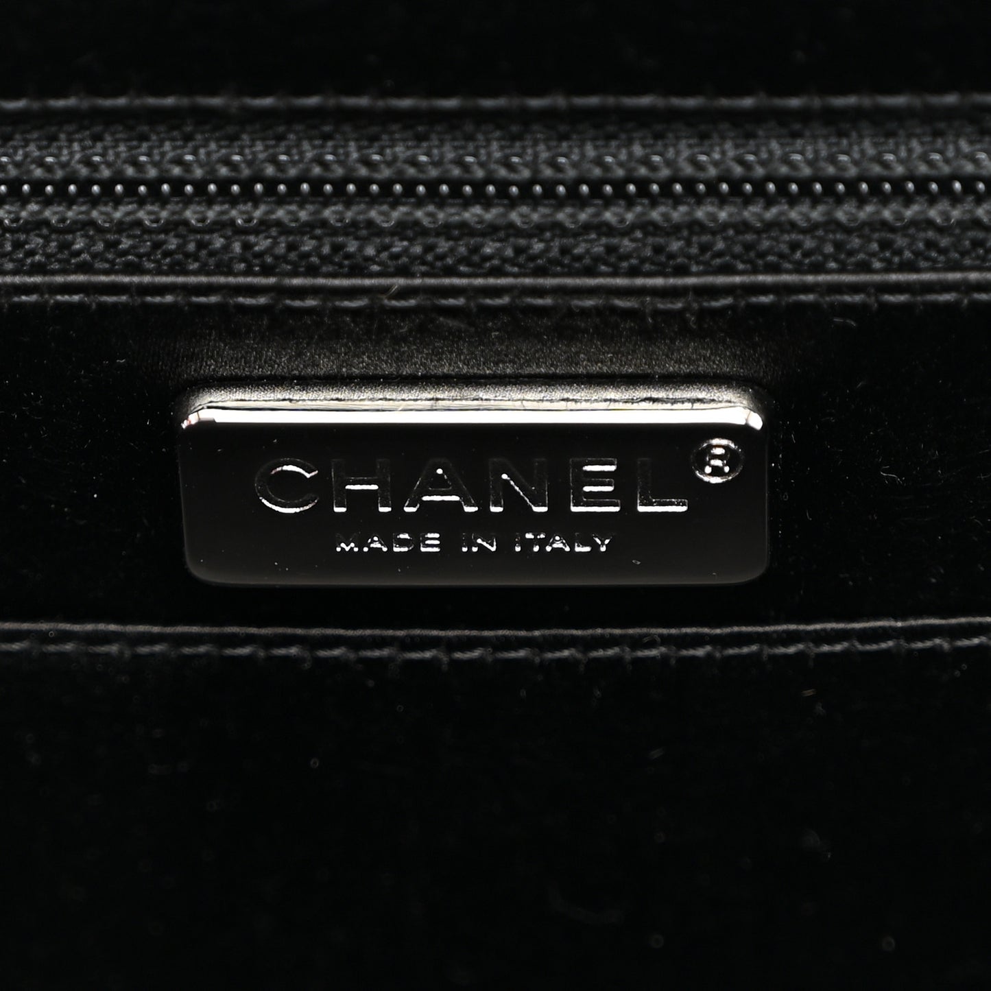 Lambskin 5x5=CC Clutch Black