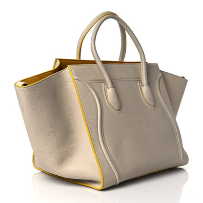 Celine Grained Calfskin Medium Phantom Luggage Powder 3 of 17