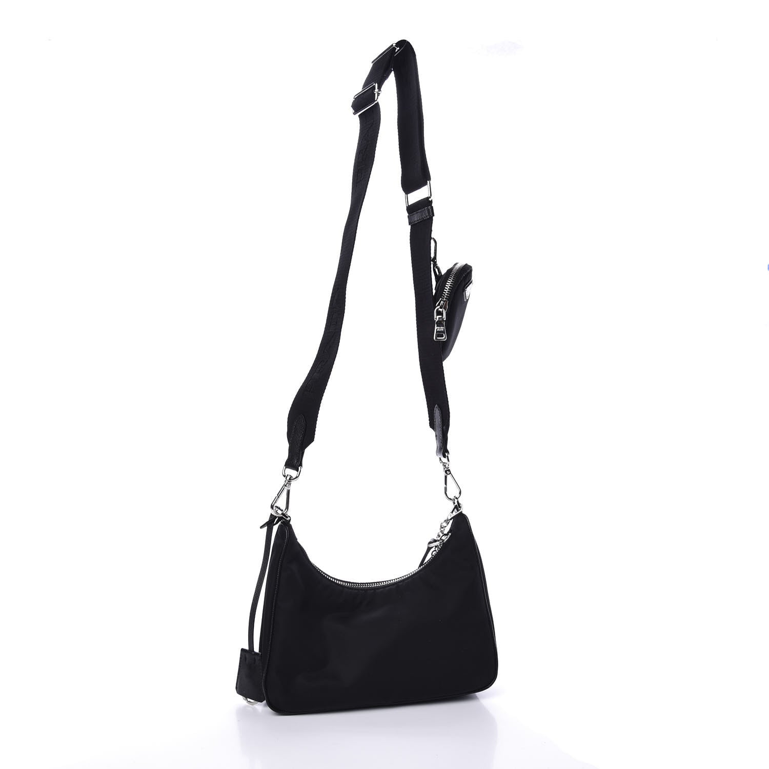 Prada Nylon Re-Edition 2005 Shoulder Bag Black 2 of 13