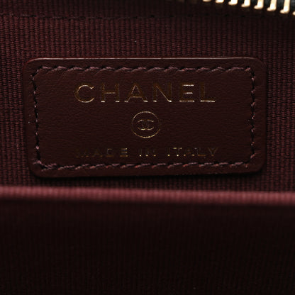 Chanel Caviar Quilted Zip Card Holder Black 6 of 8