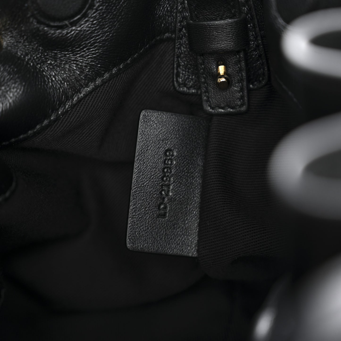 Nappa Small Soft Bag Black