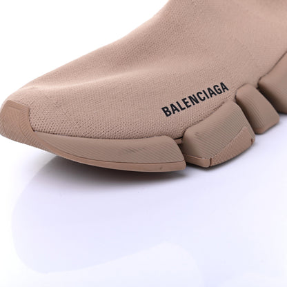 Balenciaga Technical 3D Recycled Knit Womens Speed 2.0 Sneakers 37 Monocolor Beige 11 of 12