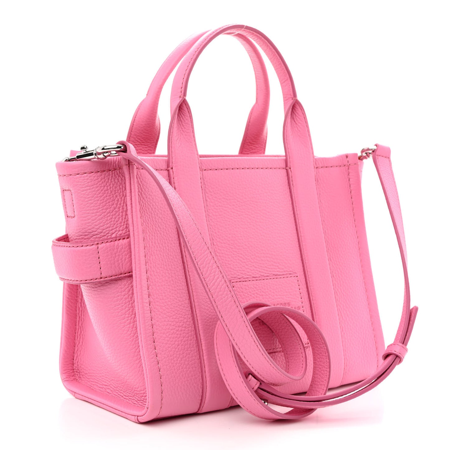 Grained Calfskin Small The Tote Bag Candy Pink