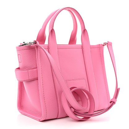 Marc Jacobs Grained Calfskin Small The Tote Bag Candy Pink 3 of 10