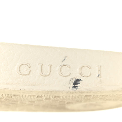 Gucci Velvet GG Monogram Slide Sandals 36 Green Red 12 of 17