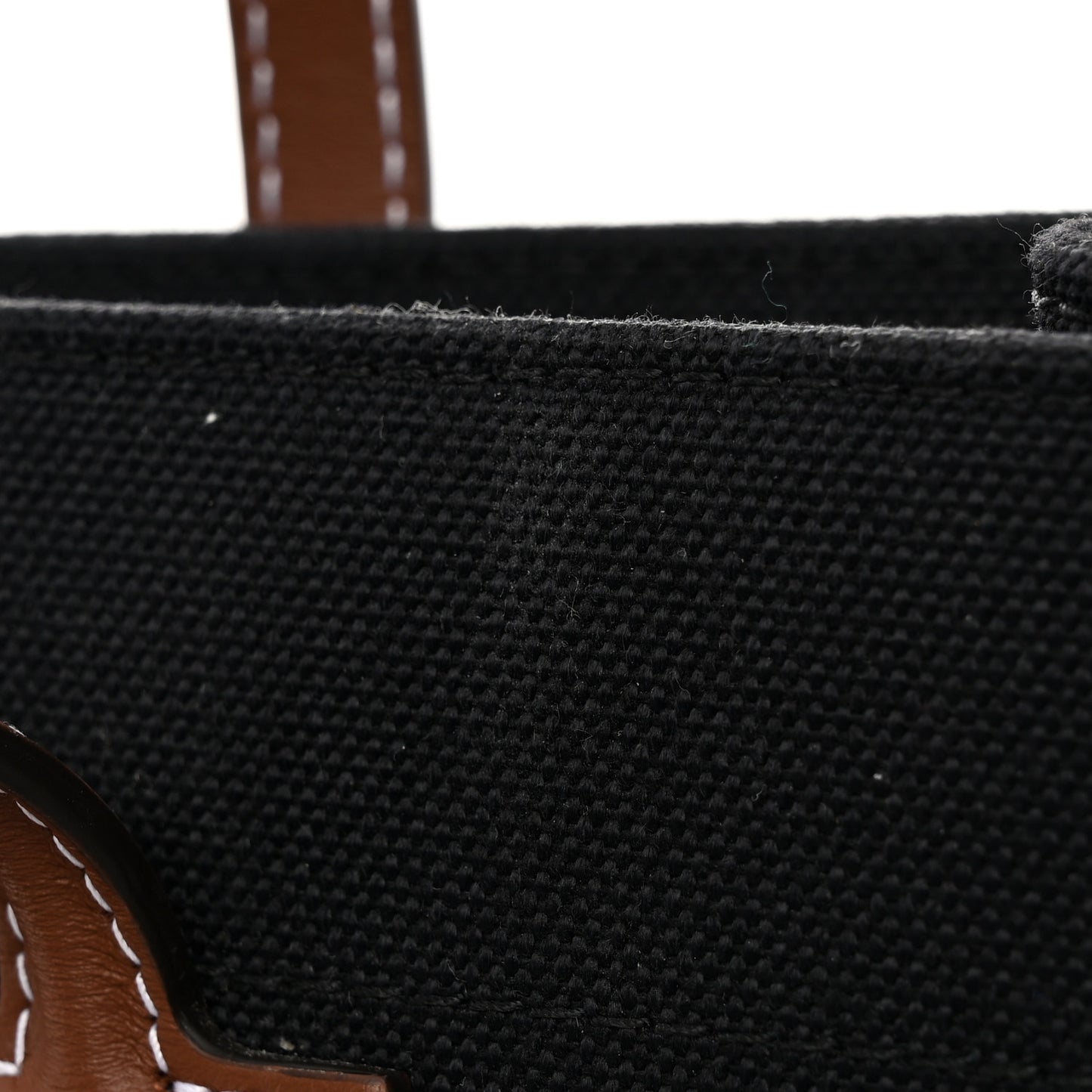 Canvas Smooth Calfskin Medium Two Tone Freya Tote Black Tan