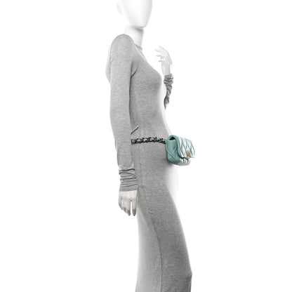 Chanel Lambskin Quilted Chanel 19 Waist Bag Light Blue 2 of 10