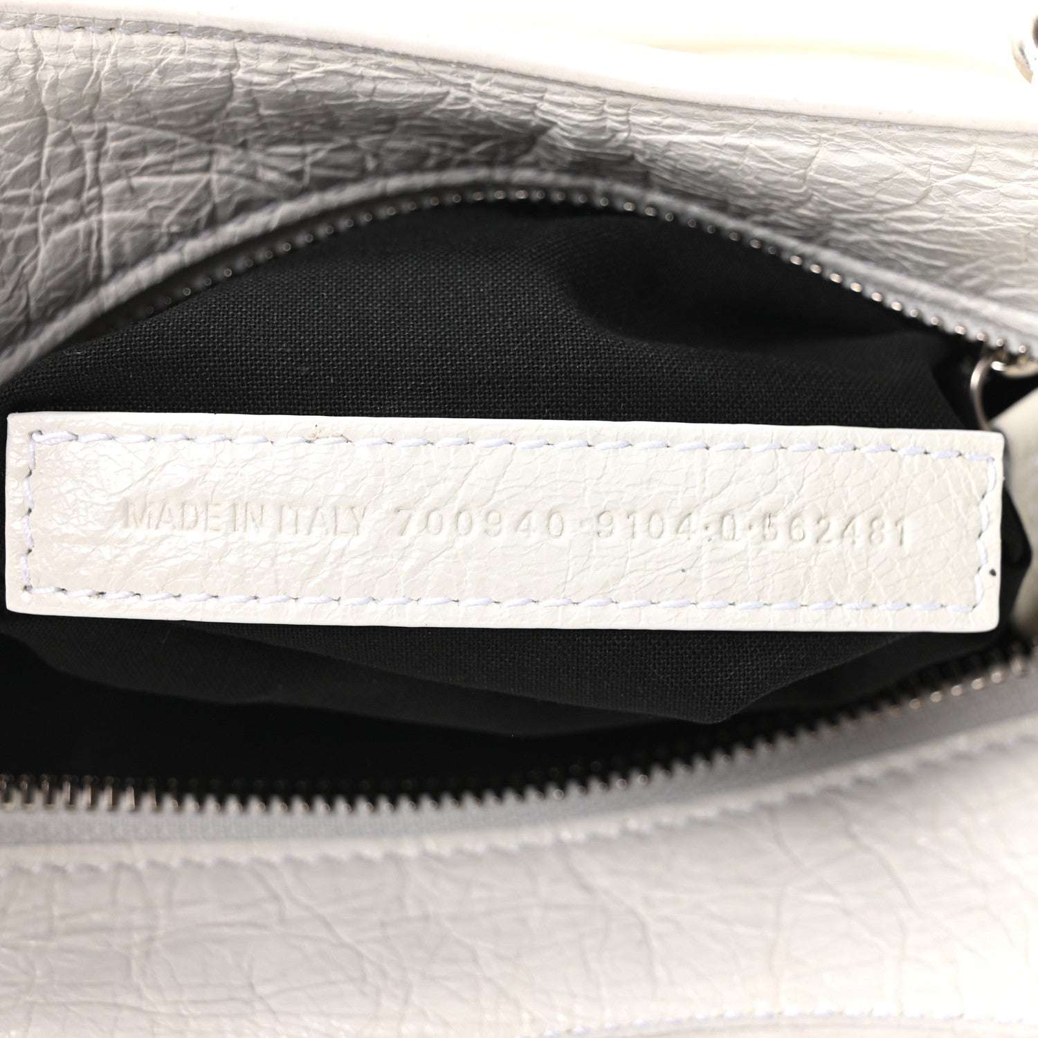 Balenciaga Agneau Arena Neo Cagole Handbag XS Optic White Optic White 7 of 10